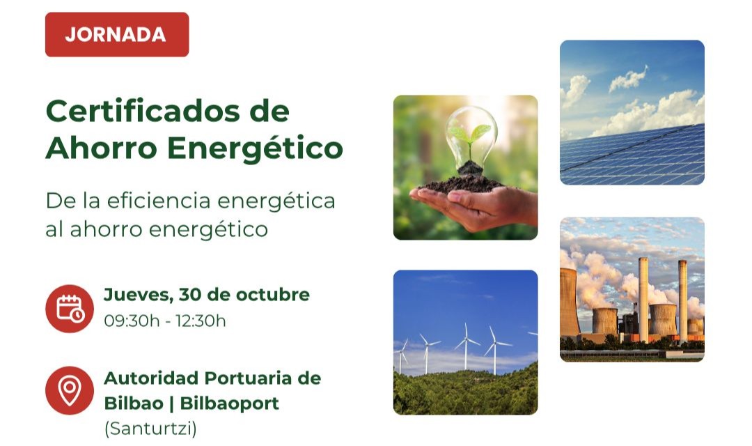 Jornada sobre Certificados de Ahorro Energético, de la eficiencia energética al ahorro energético